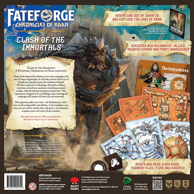 Fateforge: Clash of the Immortals (İngilizce - Ek Paket)