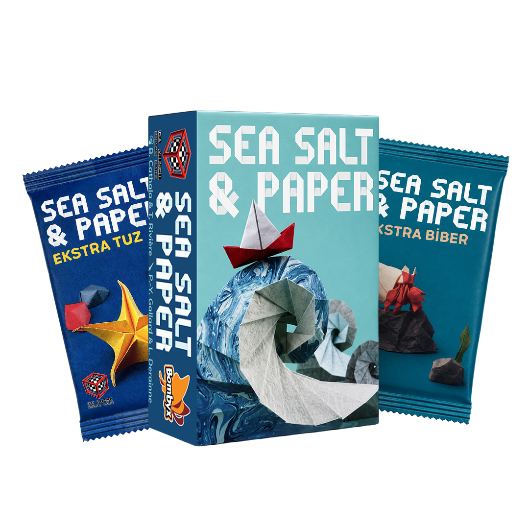 Sea Salt & Paper: Ana Oyun + Ekstra Tuz ve Ekstra Biber Ek Paket Seti