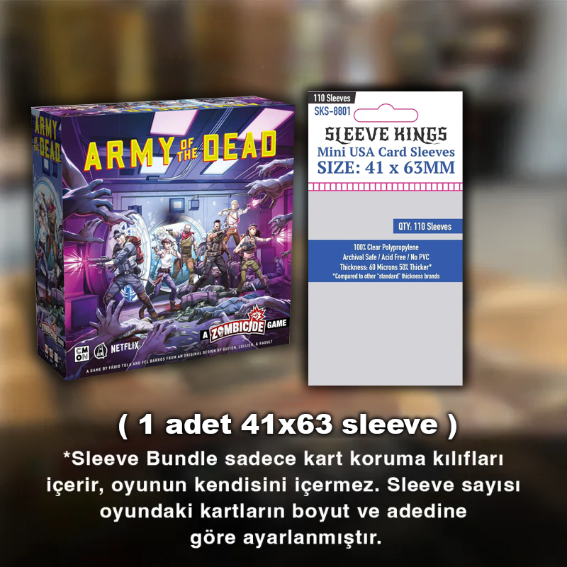 Army of the Dead: A Zombicide Game Sleeve Seti