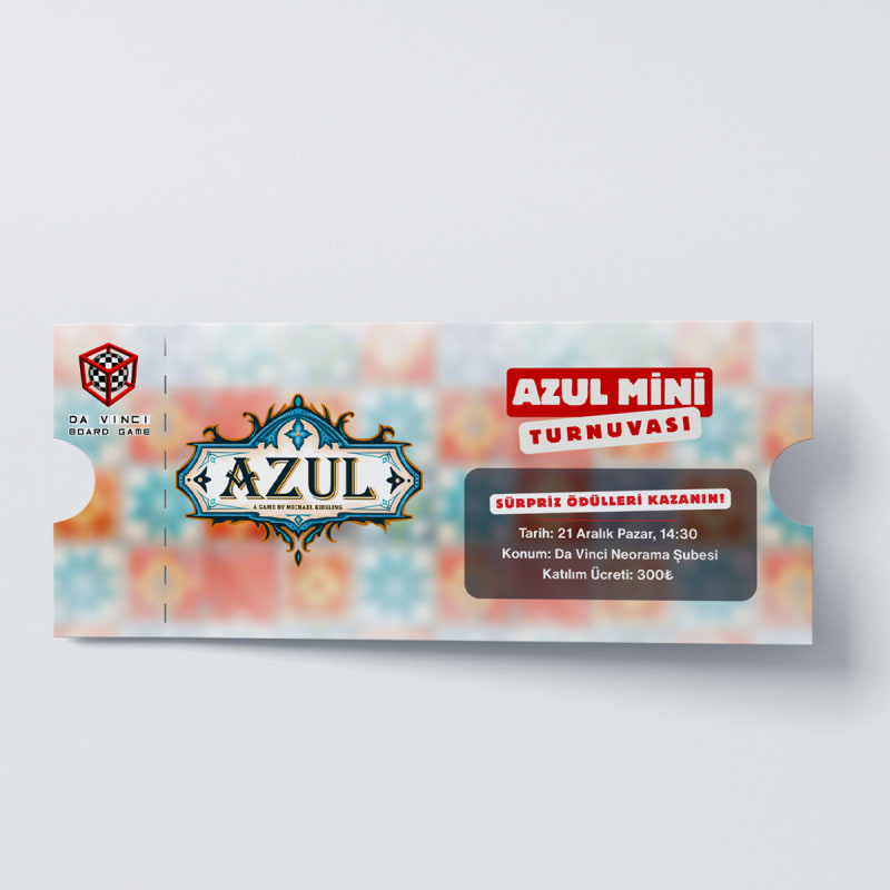 Azul Mini Turnuva Bileti