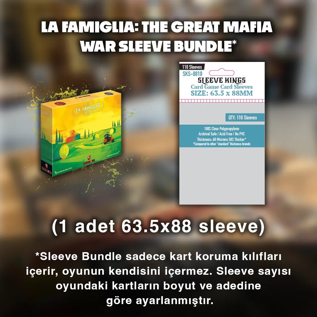 La Famiglia: The Great Mafia War Sleeve Seti