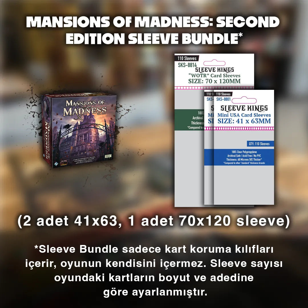 Mansions of Madness: Second Edition Sleeve Seti