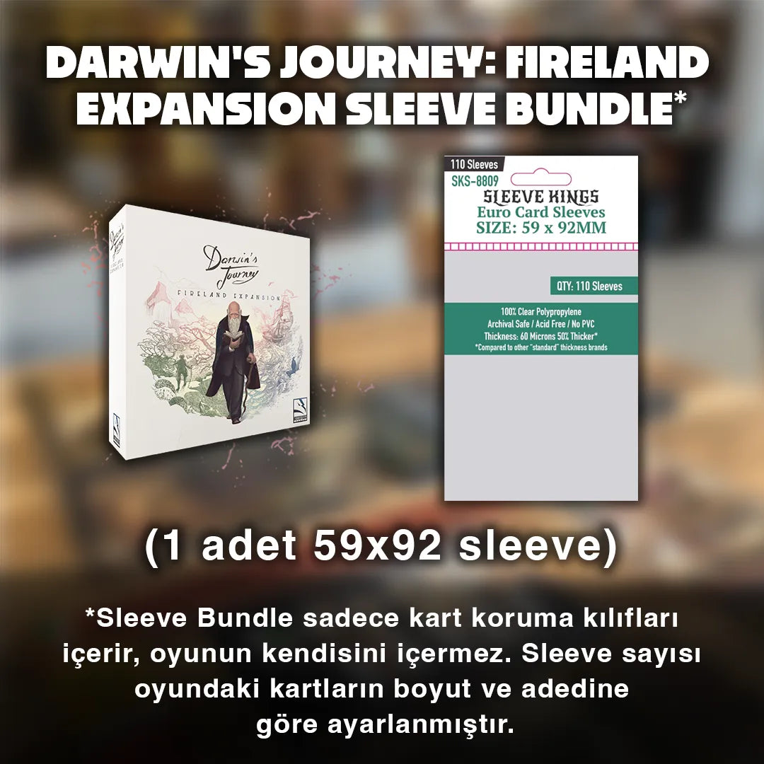 Darwin's Journey: Fireland Ek Paketi Sleeve Seti