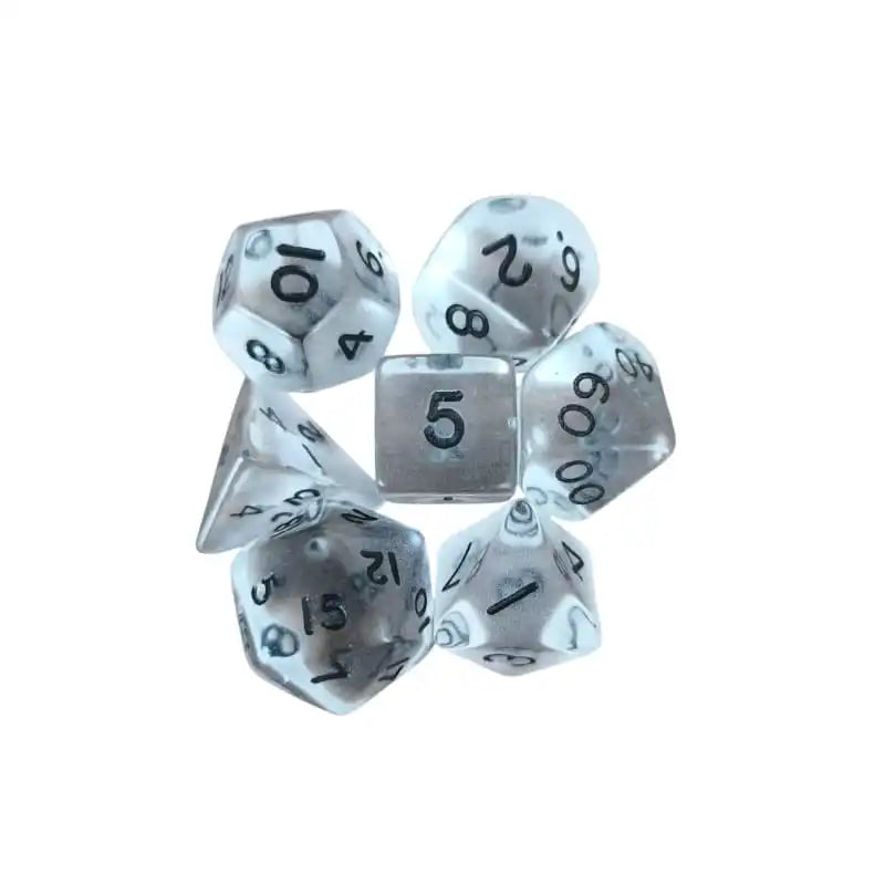Gem Standard Poly Dice Set (clear)