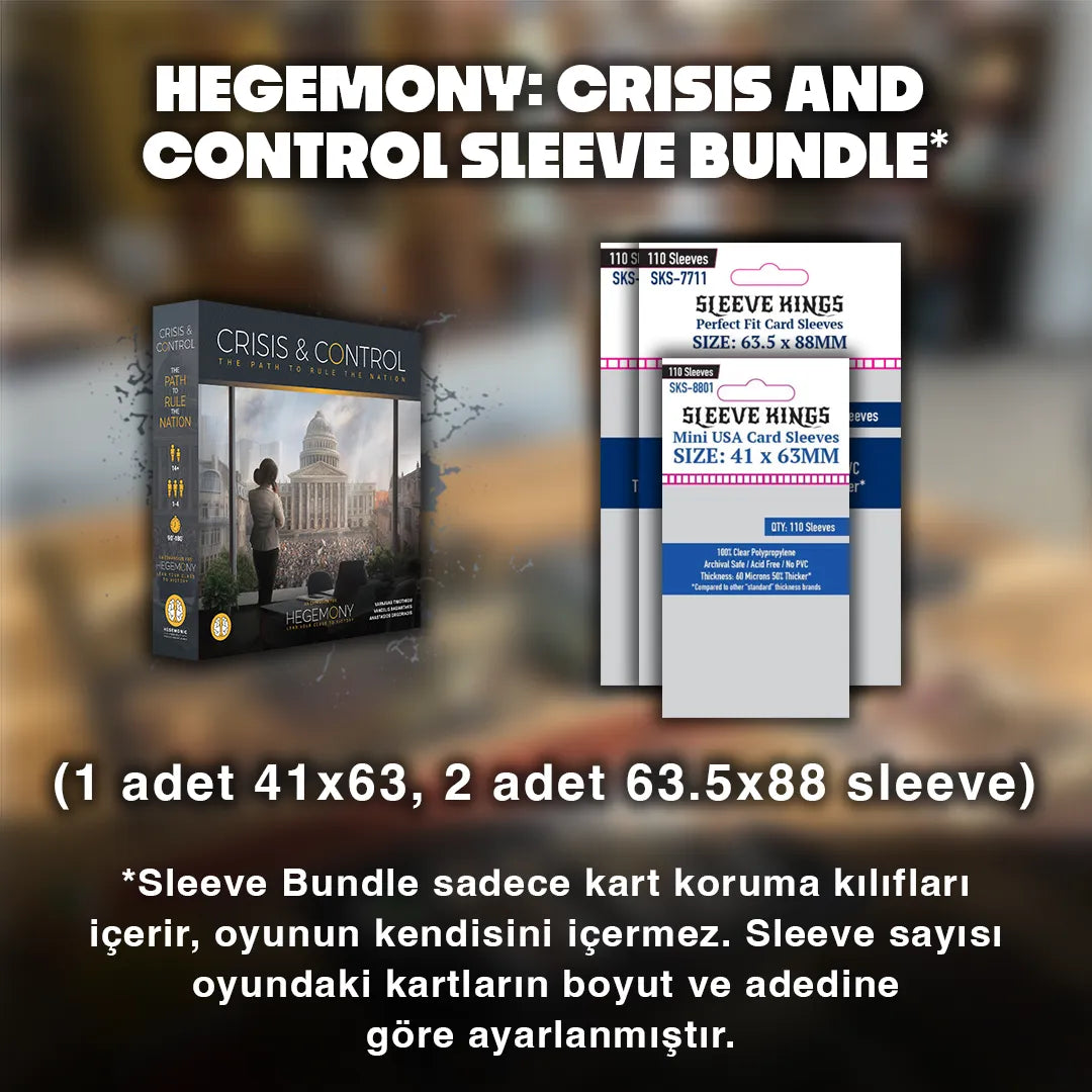 Hegemony: Crisis & Control Sleeve Seti