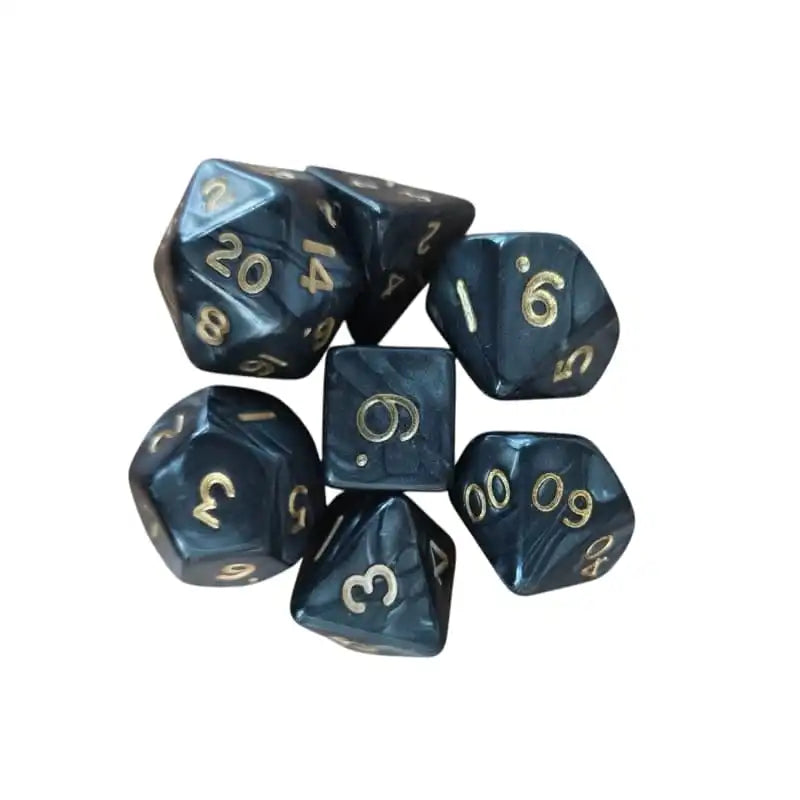 Pearl Standard Poly Dice Set (black)