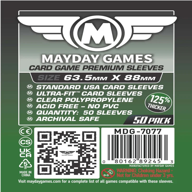 Mayday - Premium Card Game Sleeves - 63.5mm x 88mm - (50 Adet)