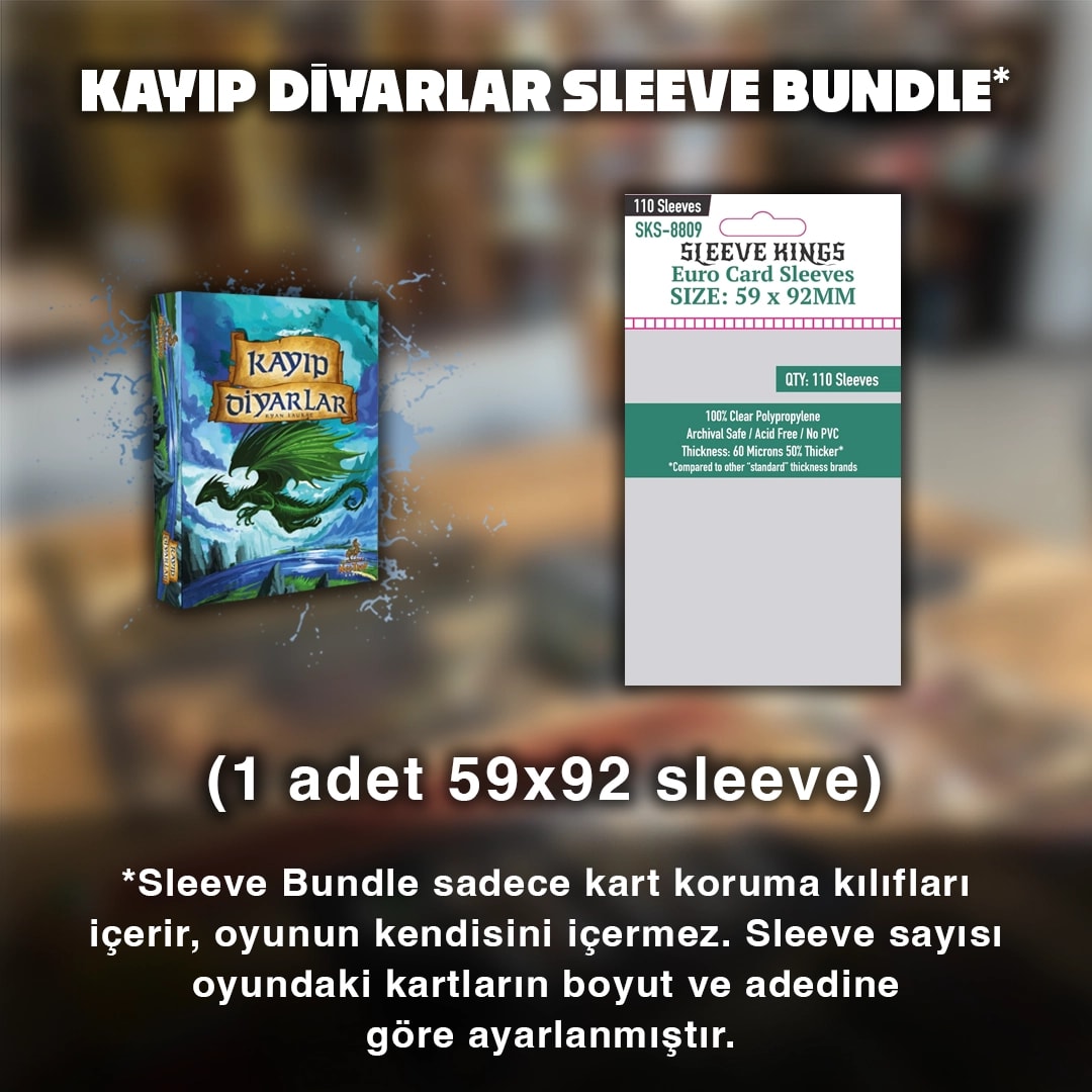 Kayıp Diyarlar Sleeve Seti