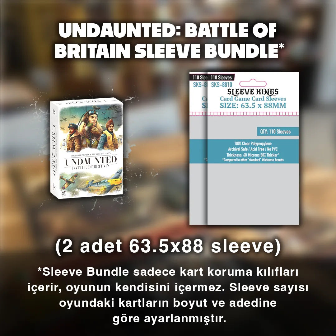 Undaunted: Battle of Britain Sleeve Seti