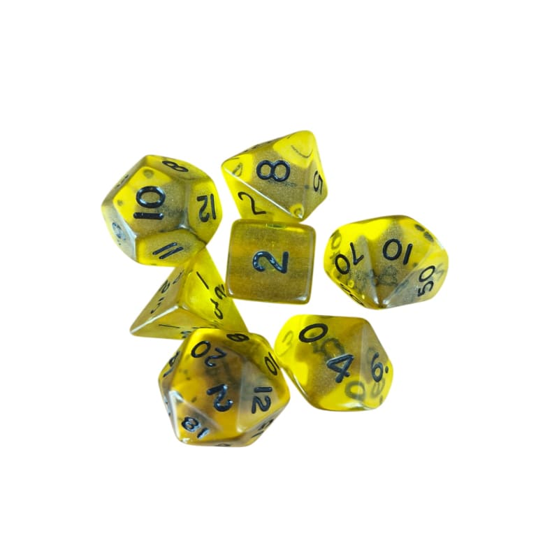 Gem Standard Poly Dice Set (yellow)