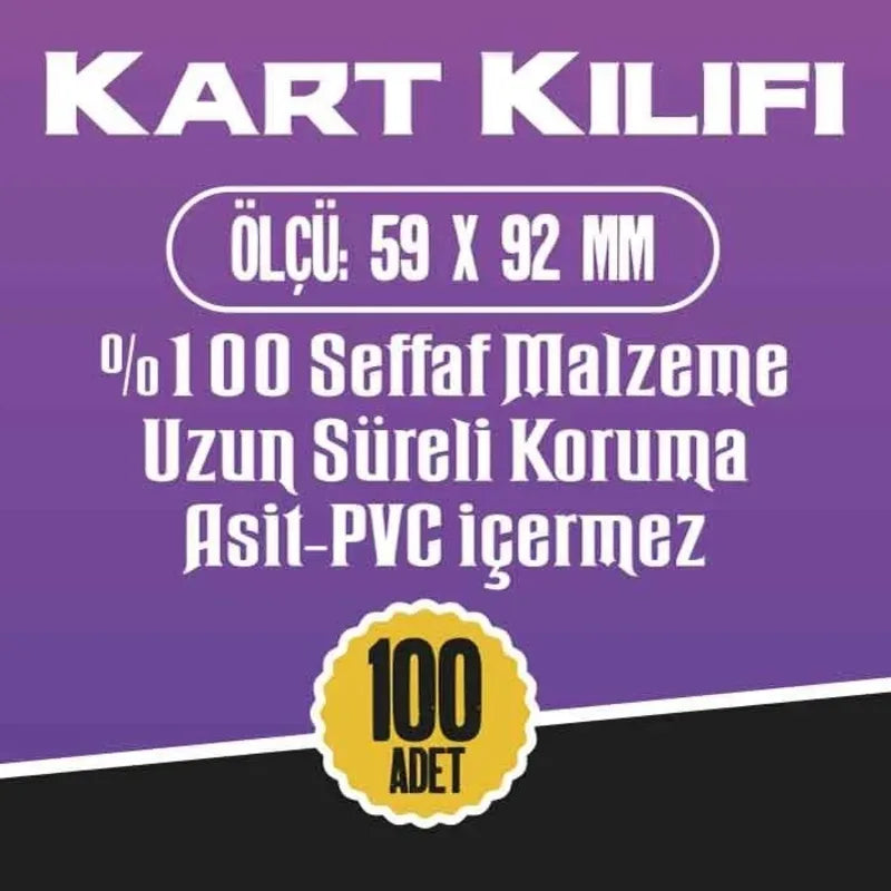 59x92 Kart Kılıfı