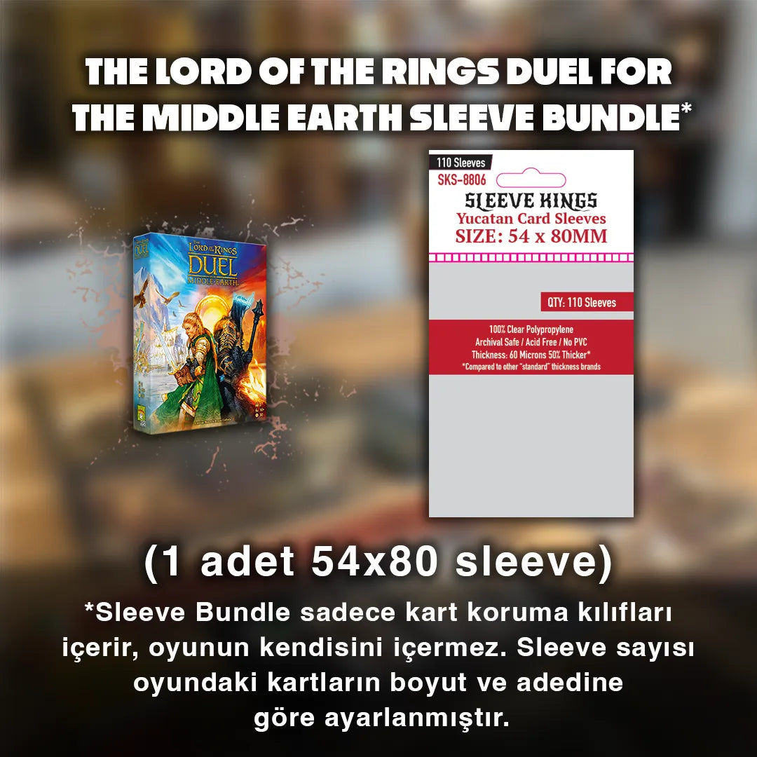 The Lord Of The Rings Duel For The Middle Earth Sleeve Seti