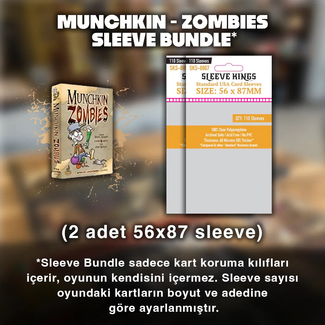 Munchkin Zombies Sleeve Seti
