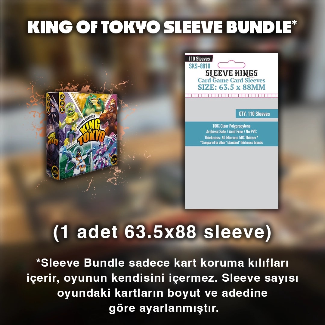 King Of Tokyo Sleeve Seti
