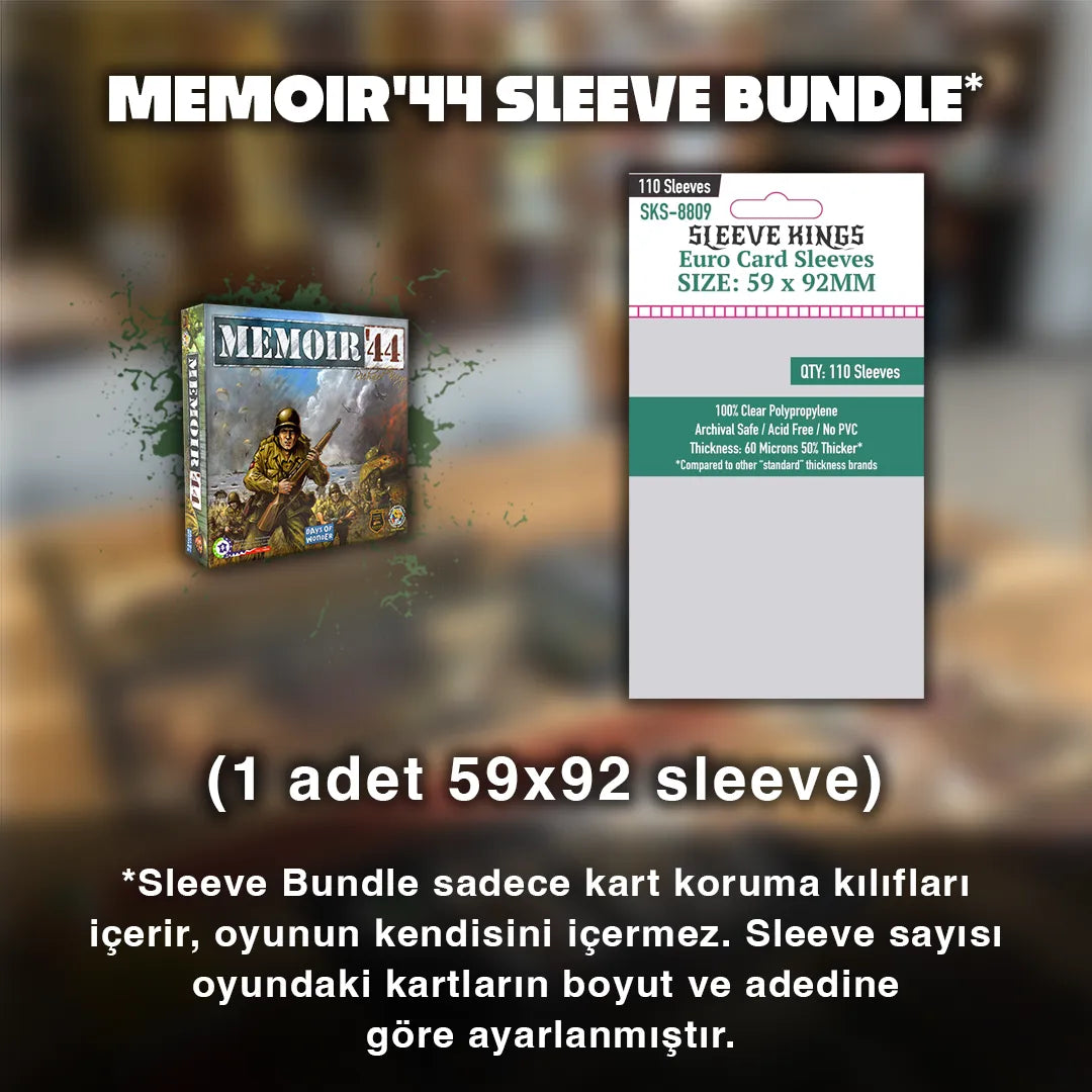 Memoir '44 Sleeve Seti