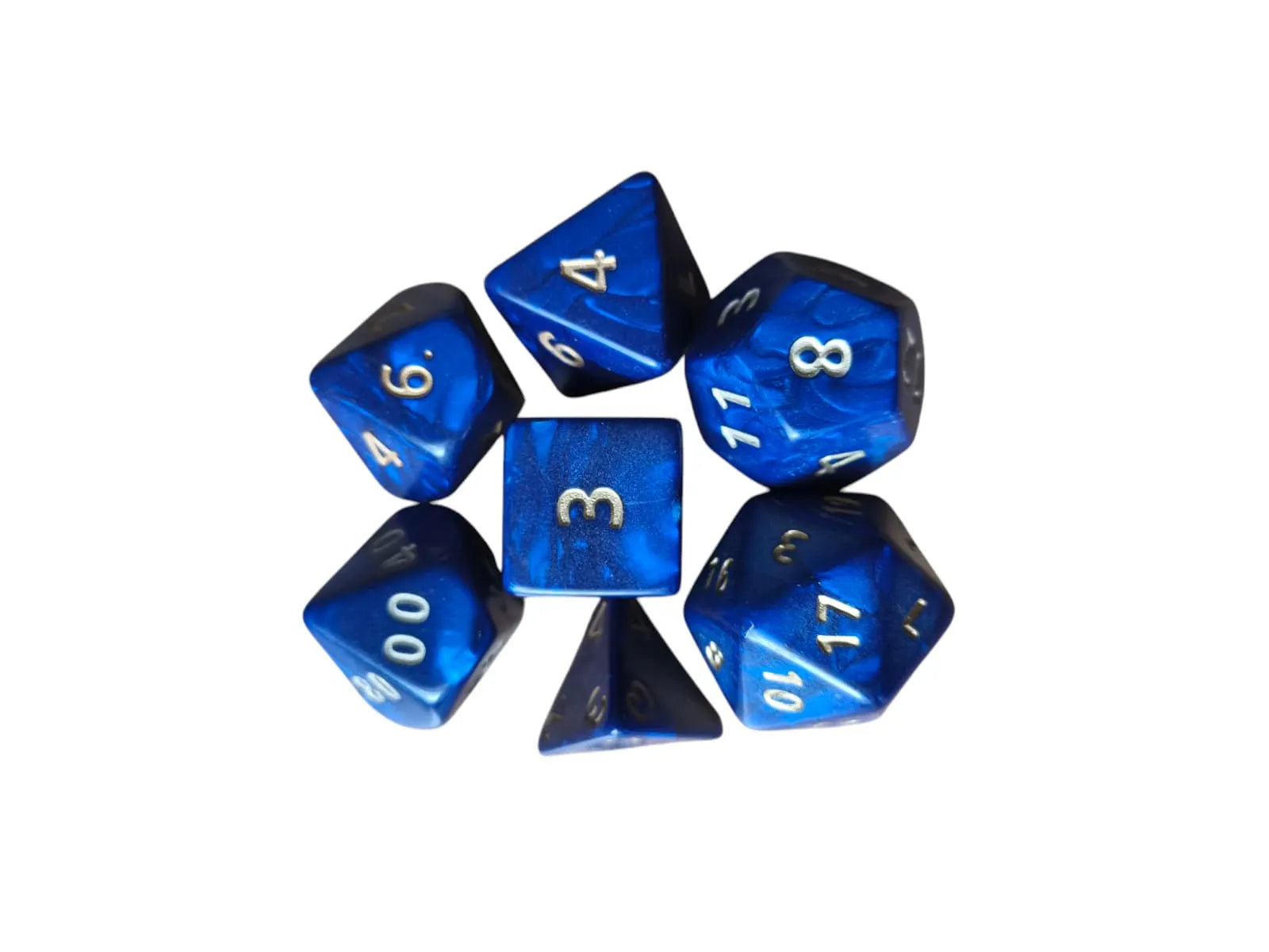 Interference Jumbo Poly dice Set (blue)