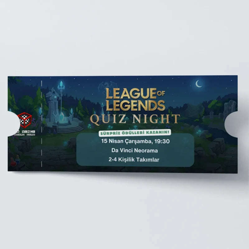 League of Legends 2 Quiz Night Bileti