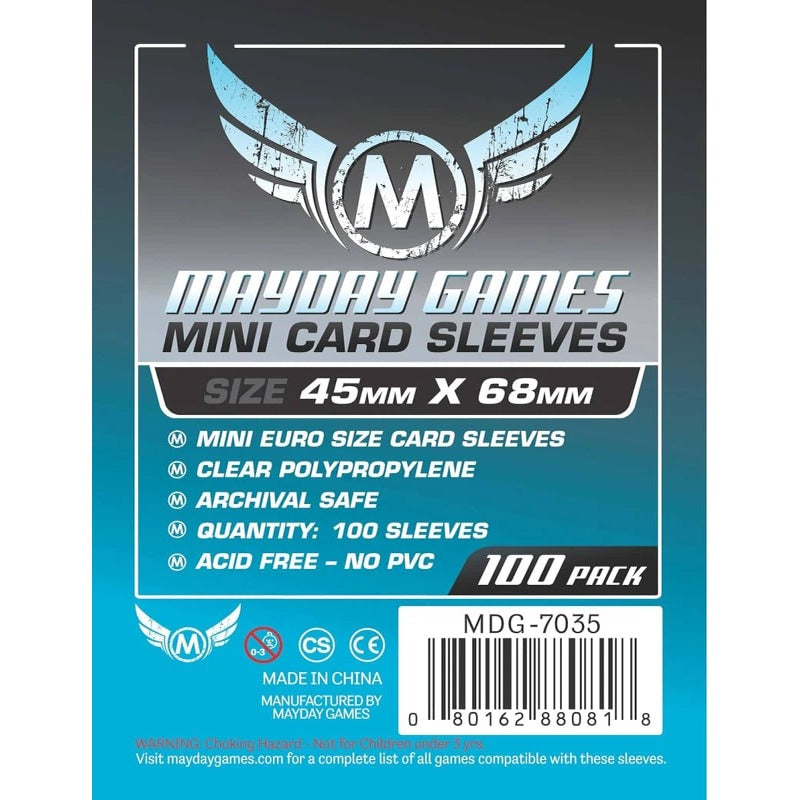 Mayday - Mini Euro Card Sleeve - 45mm x 68mm - (100 Adet)