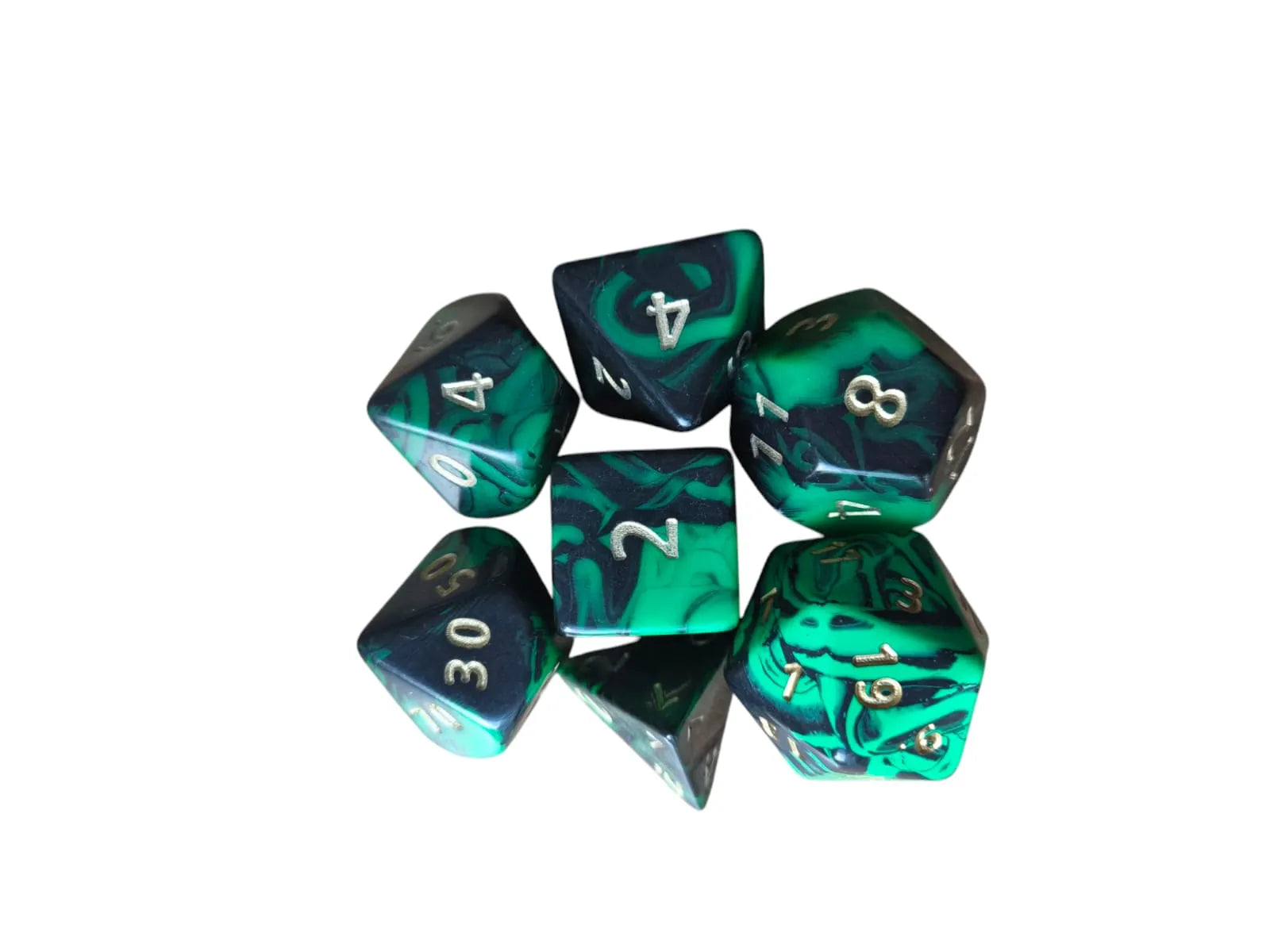 Oblivion Jumbo Poly Dice (green)