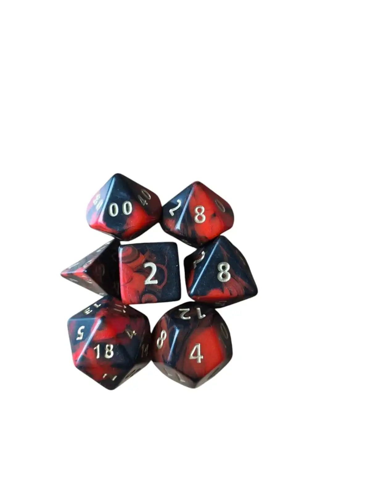 Oblivion Jumbo Poly Dice (red)