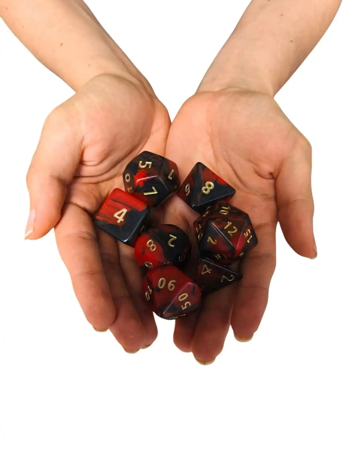 Oblivion Jumbo Poly Dice (red)