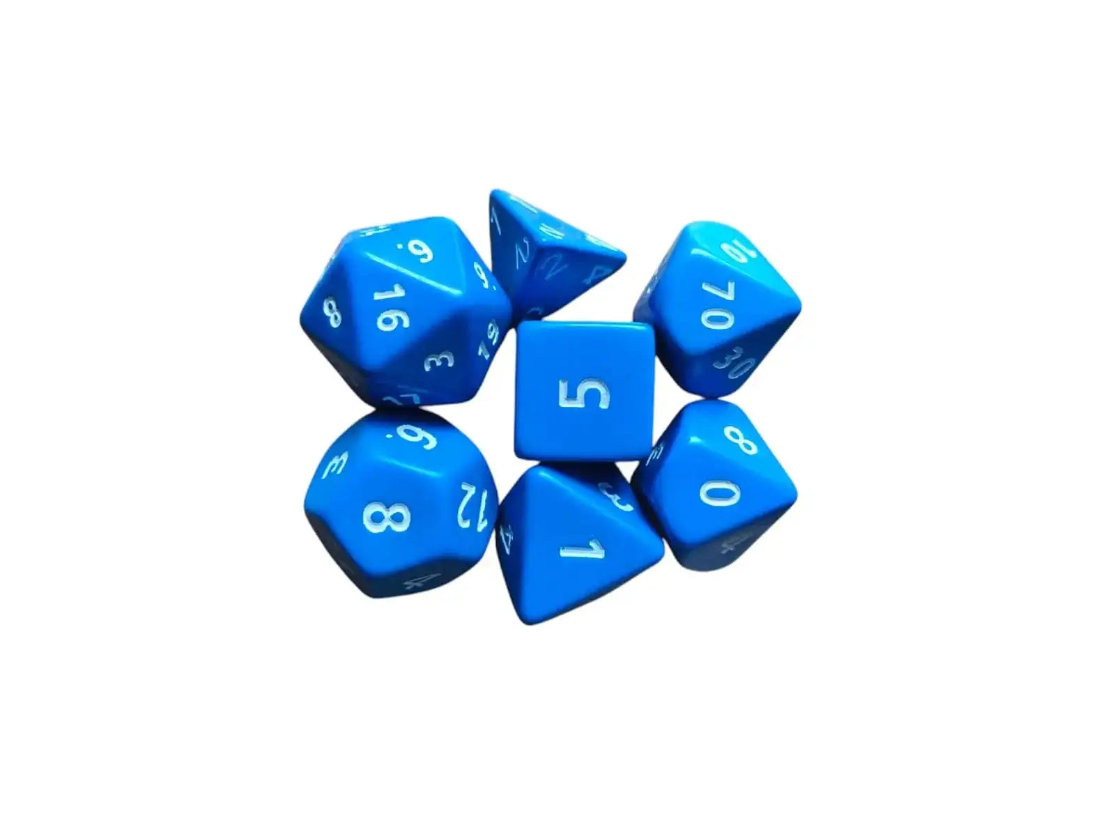 Opaque Jumbo Poly Dice (blue)