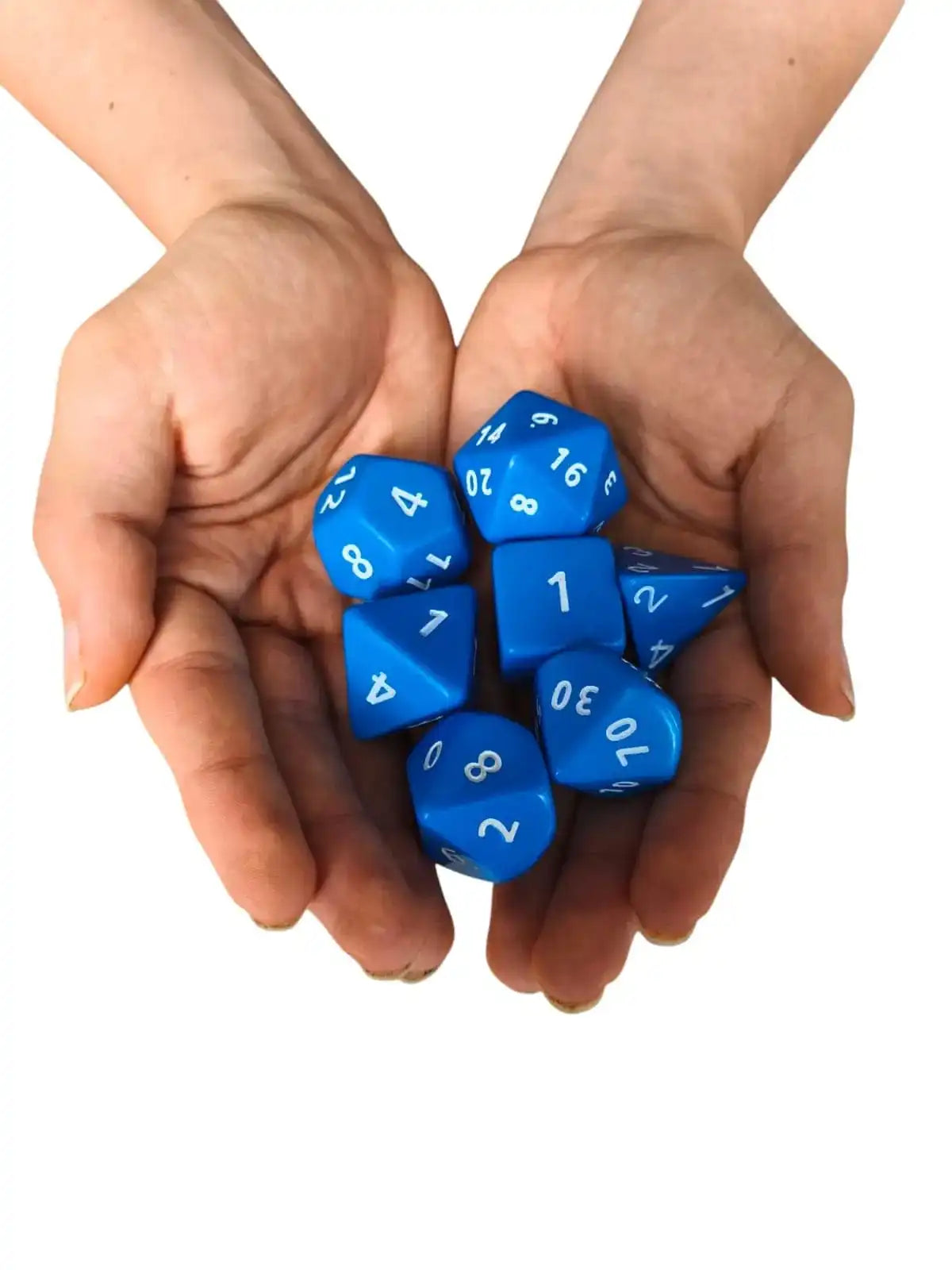 Opaque Jumbo Poly Dice (blue)