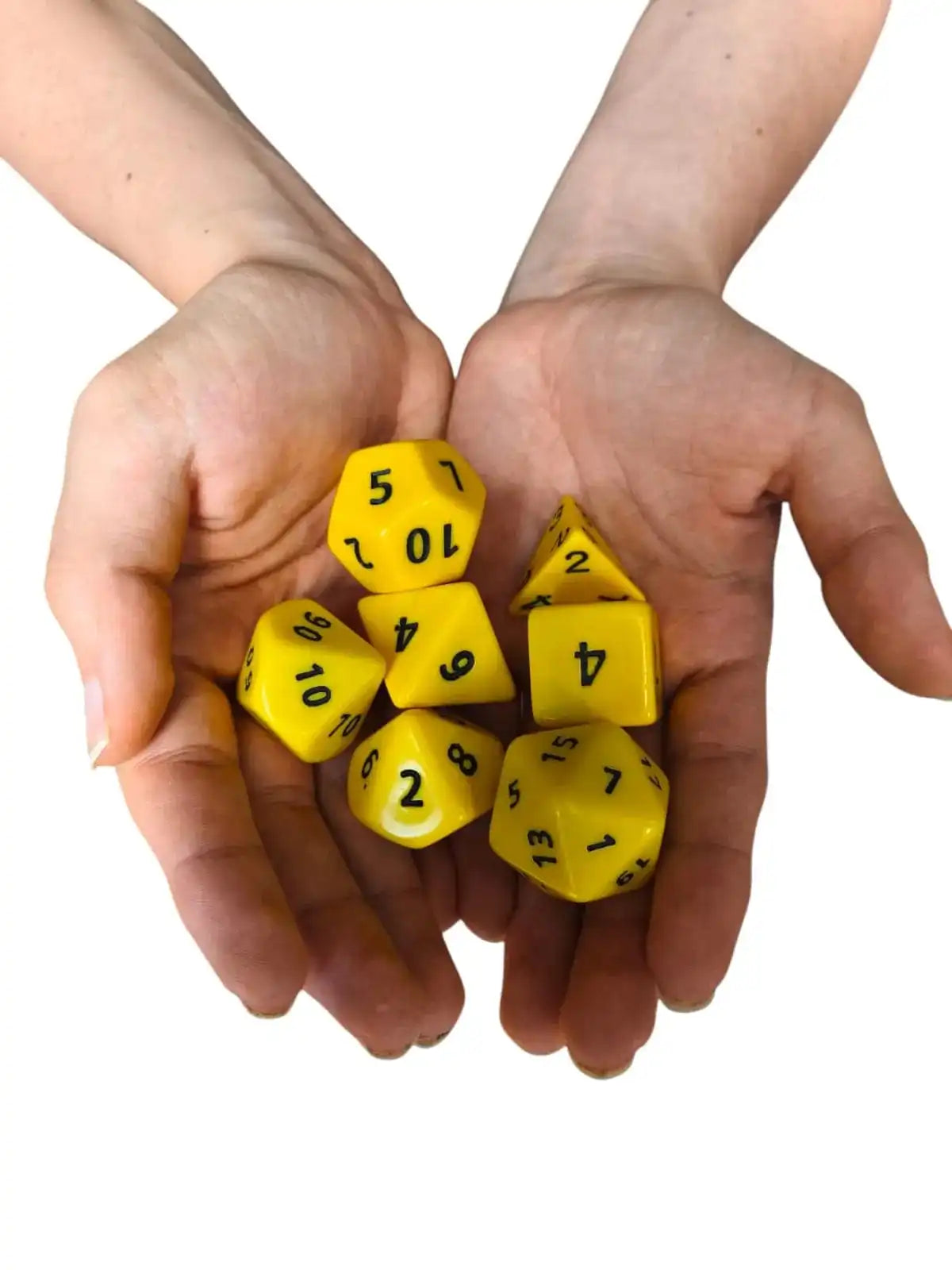 Opaque Jumbo Poly Dice (yellow)