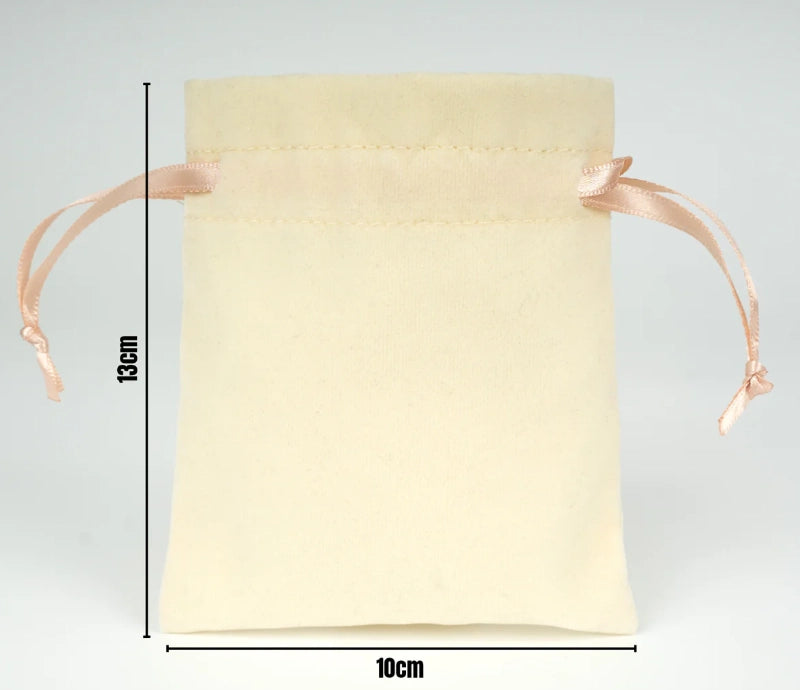 Zar Kesesi - 10x13 cm - Pudra