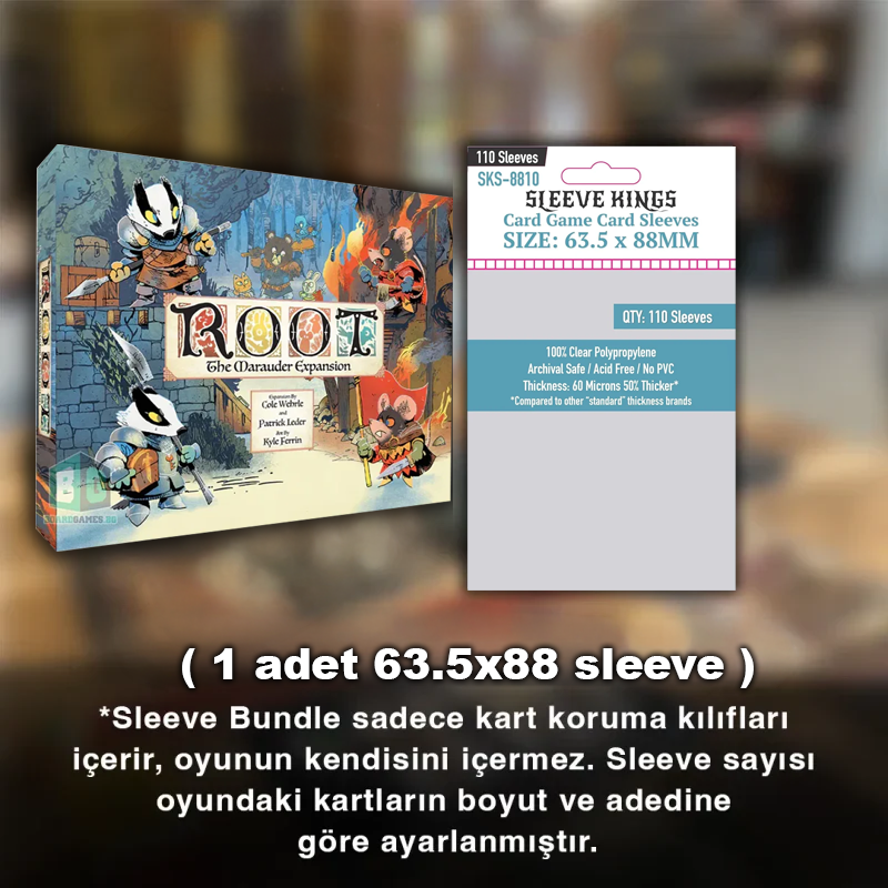 Root: The Marauder Ek Paketi Sleeve Seti