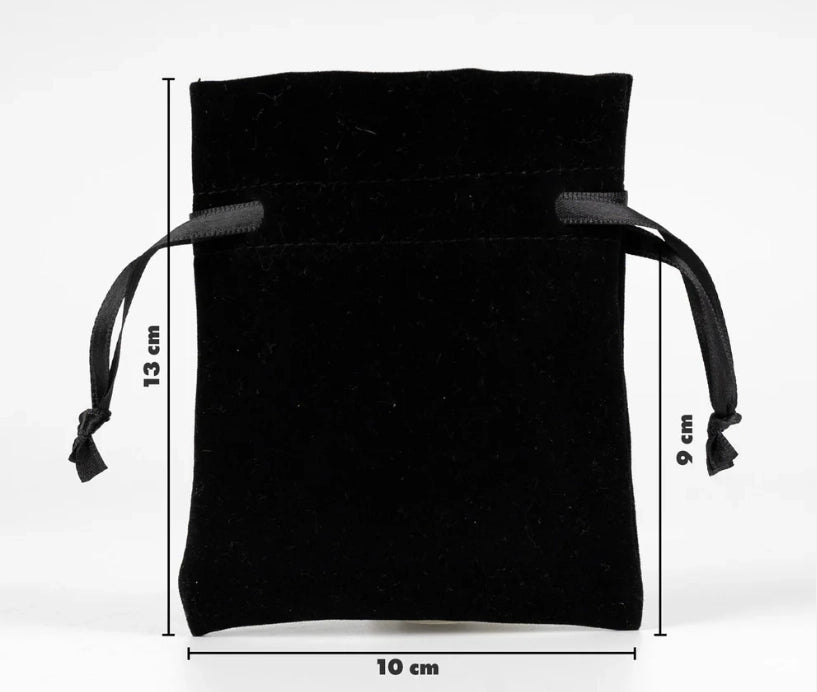 Zar Kesesi - 10x13 cm - Siyah