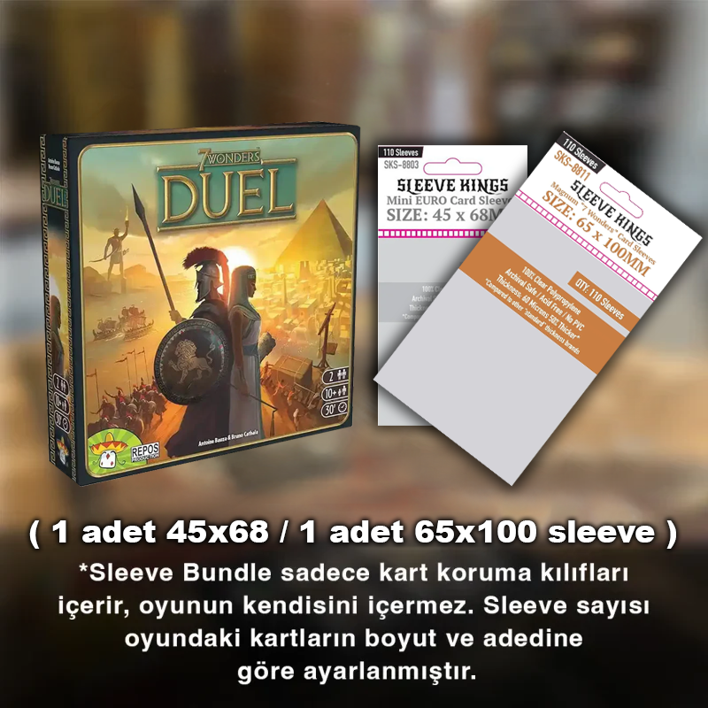 7 Wonders Duel Sleeve Seti