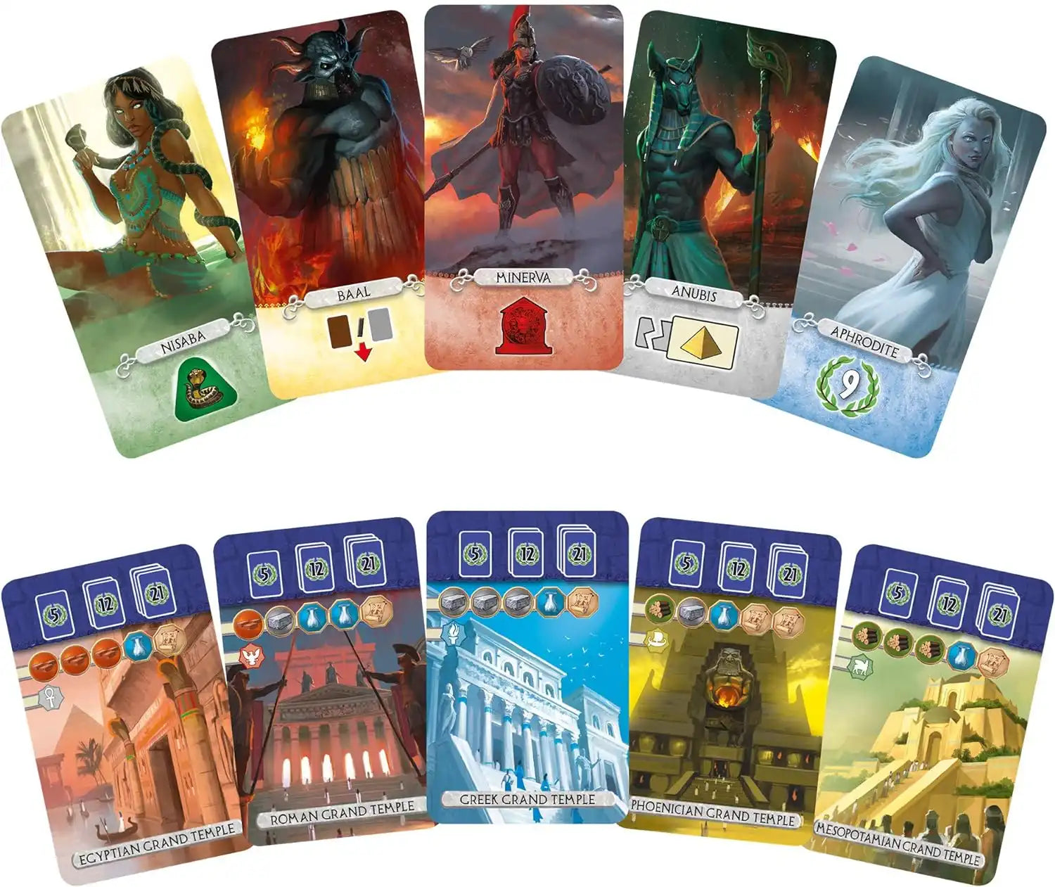 7 Wonders Duel: Pantheon Expansion (İngilizce)