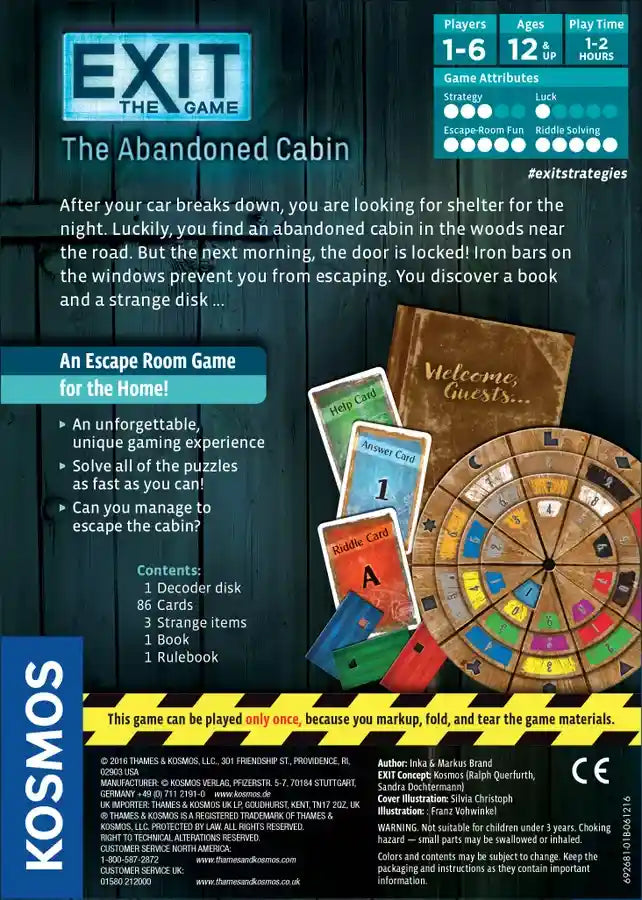 Exit – The Abandoned Cabin (İngilizce)