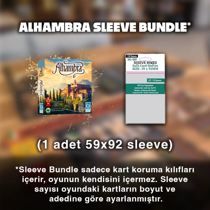 Alhambra (Tr/İng) Sleeve Seti