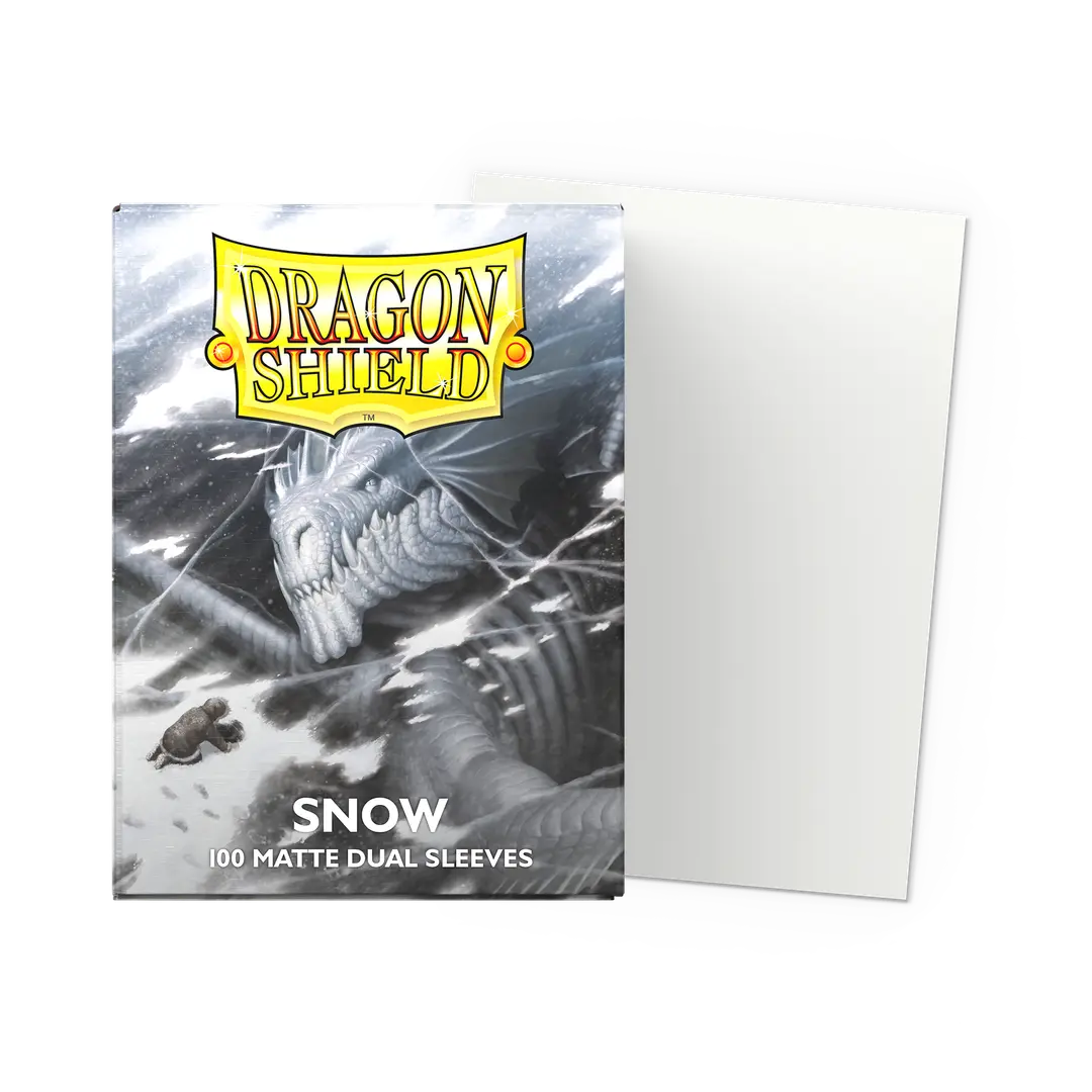 Dragon Shield Matte Dual Sleeve Snow