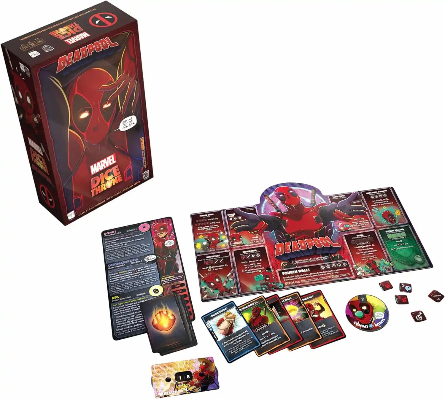 Marvel Dice Throne Deadpool Deluxe Expansion (İngilizce)