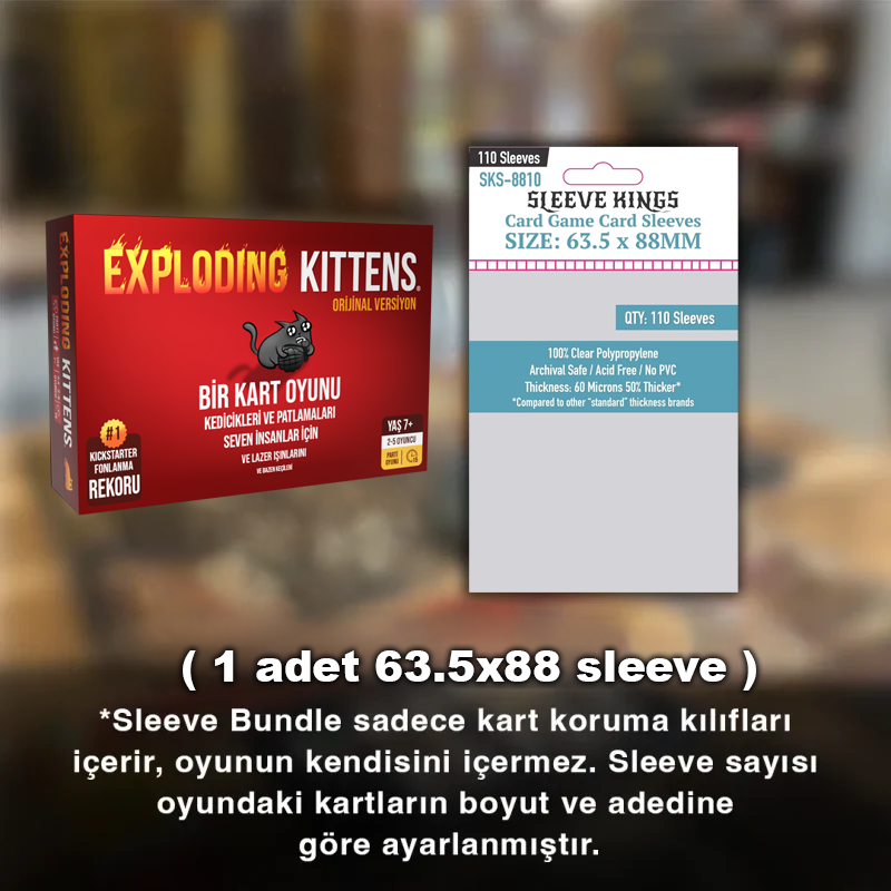 Exploding Kittens Sleeve Seti