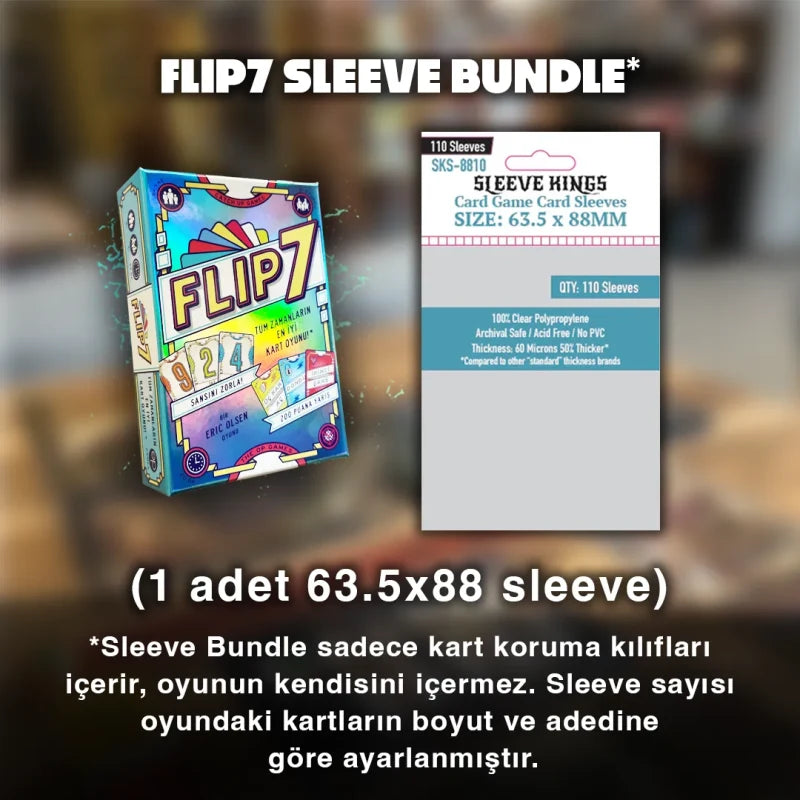 Flip7 Sleeve Seti
