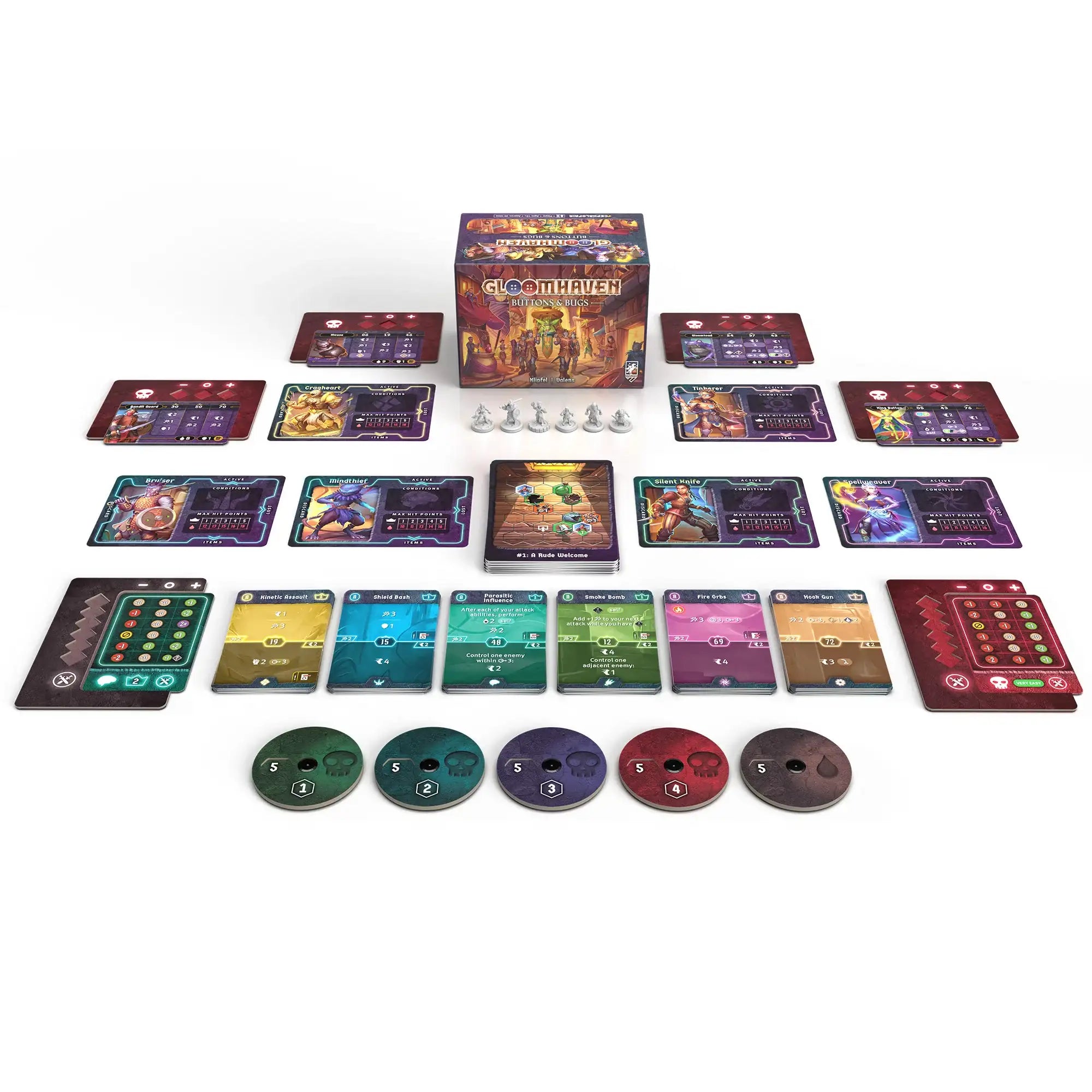 Gloomhaven: Buttons & Bugs (İngilizce)