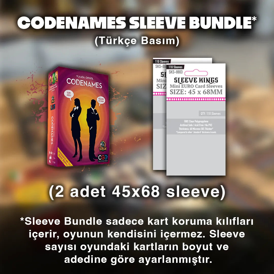 Codenames (Türkçe) Sleeve Bundle