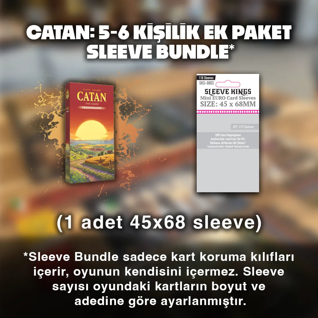 Catan: 5-6 Sleeve Seti