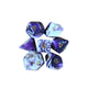 Marble Standard Poly Dice Set (purple)