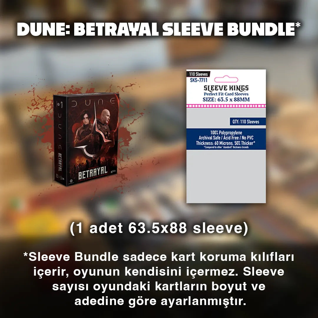 Dune: Betrayel Sleeve Seti