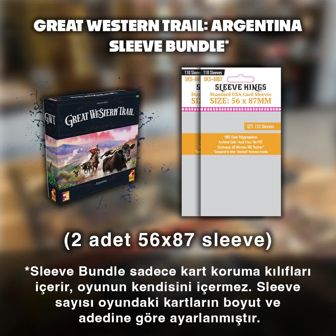 Great Western Trail: Argentina Sleeve Seti
