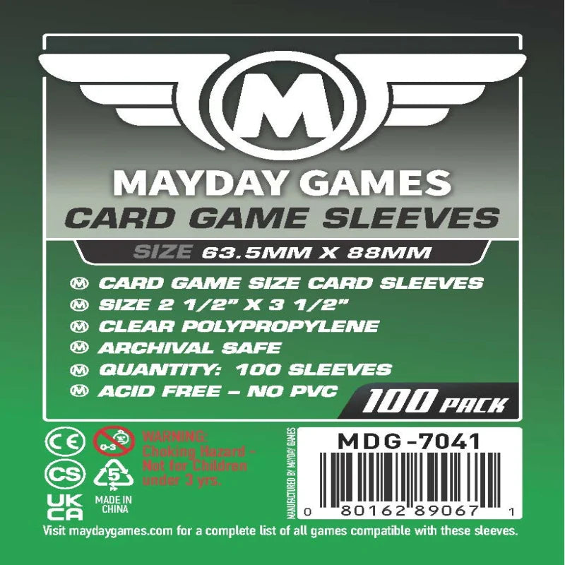 Mayday - Card Game Sleeves - 63.5mm x 88mm - (100 Adet)
