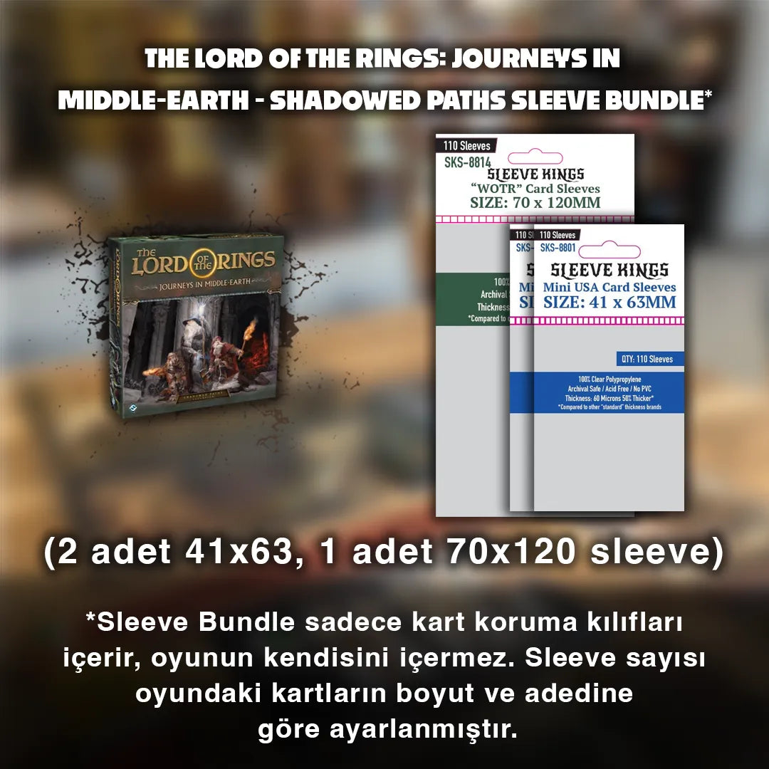 The Lord of the Rings: Journeys in Middle-Earth - Shadowed Paths Sleeve Seti