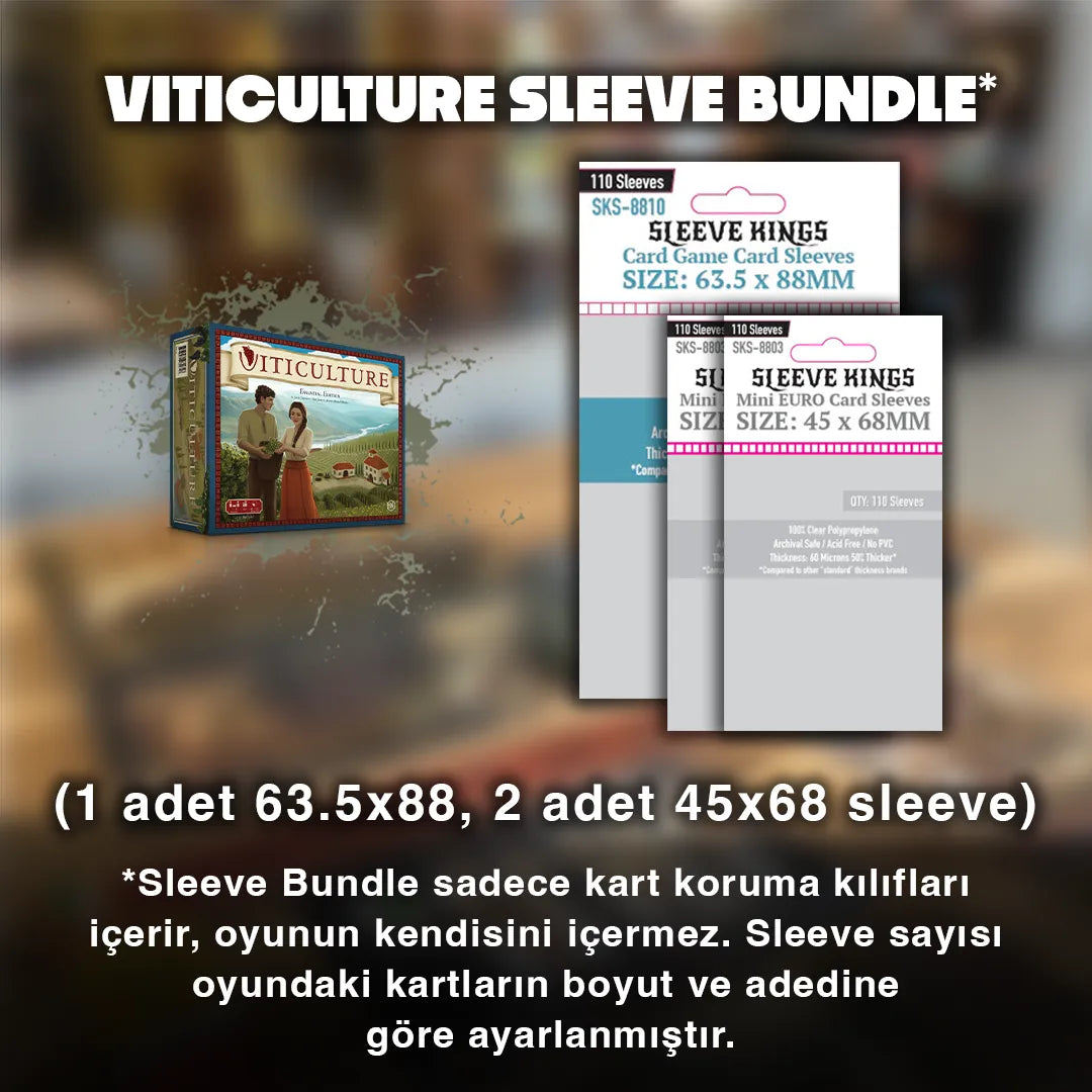 Viticulture: Essential edition (Tr/İng) Sleeve Seti