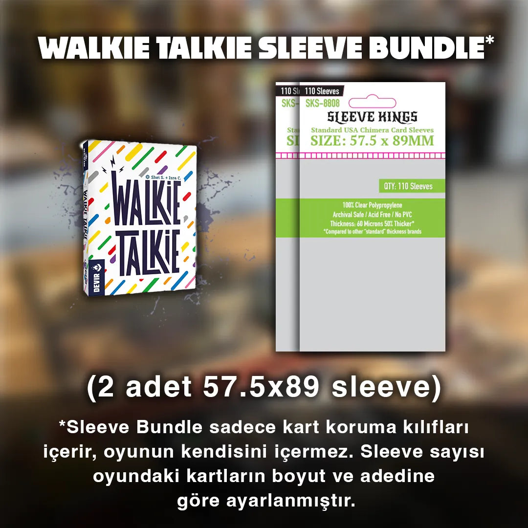 Walkie Talkie Sleeve Seti