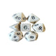 Opaque Standard Poly Dice Set (ivory)
